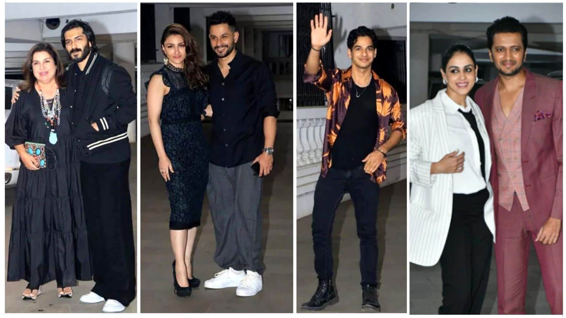 Farhan Akhtar-Shibani Dandekar post wedding bash: Kareena Kapoor, Malaika Arora, Arjun, Suhana Khan, Aryan attended party