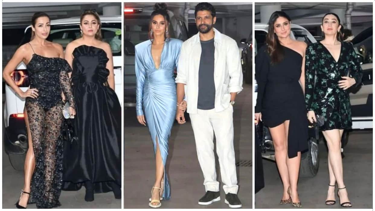 Farhan Akhtar-Shibani Dandekar post wedding bash: Kareena Kapoor, Malaika Arora, Arjun, Suhana Khan, Aryan attended party