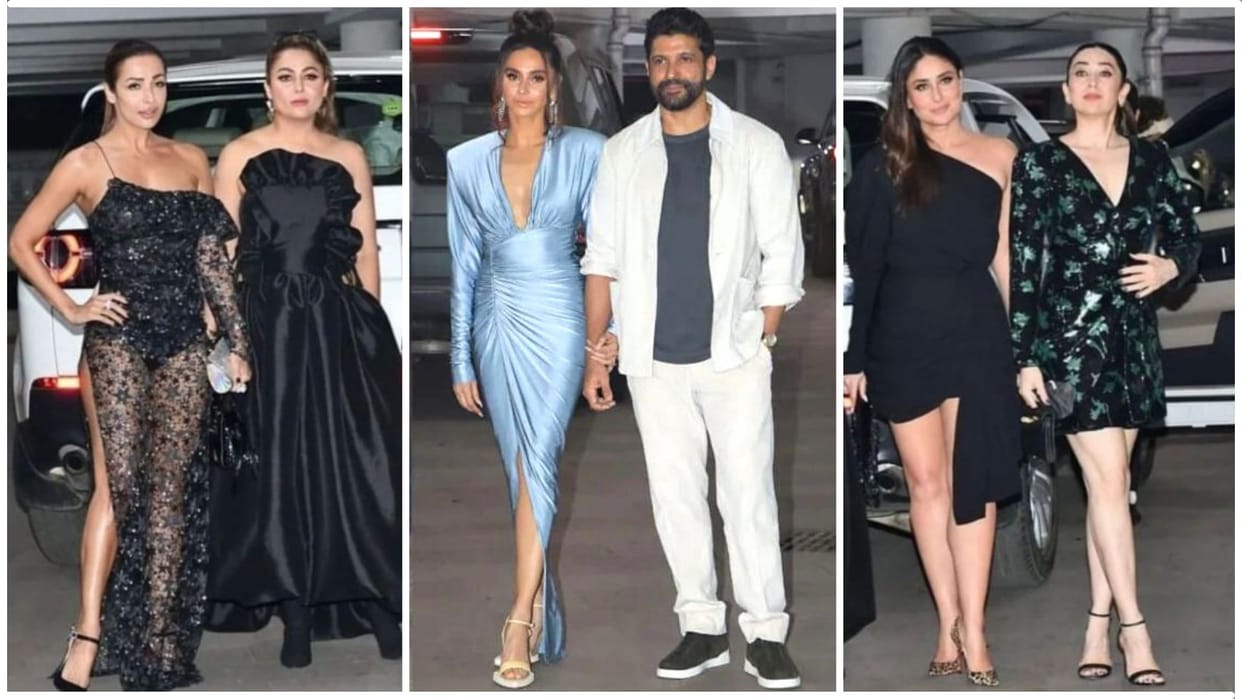 Farhan Akhtar-Shibani Dandekar post wedding bash: Kareena Kapoor, Malaika Arora, Arjun, Suhana Khan, Aryan attended party