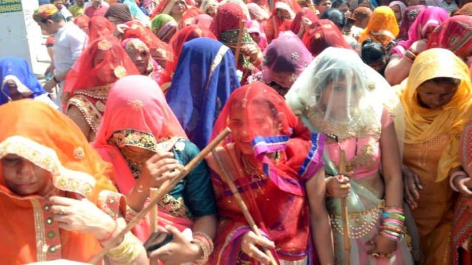 Holi 2022 recognition of Chhadimar Holi in Gokul of Mathura