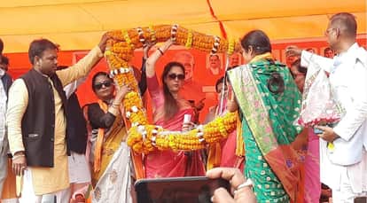 UP Chunav 2022: Hema Malini said- BJP candidate will reach the assembly then Ballia become Mumbai