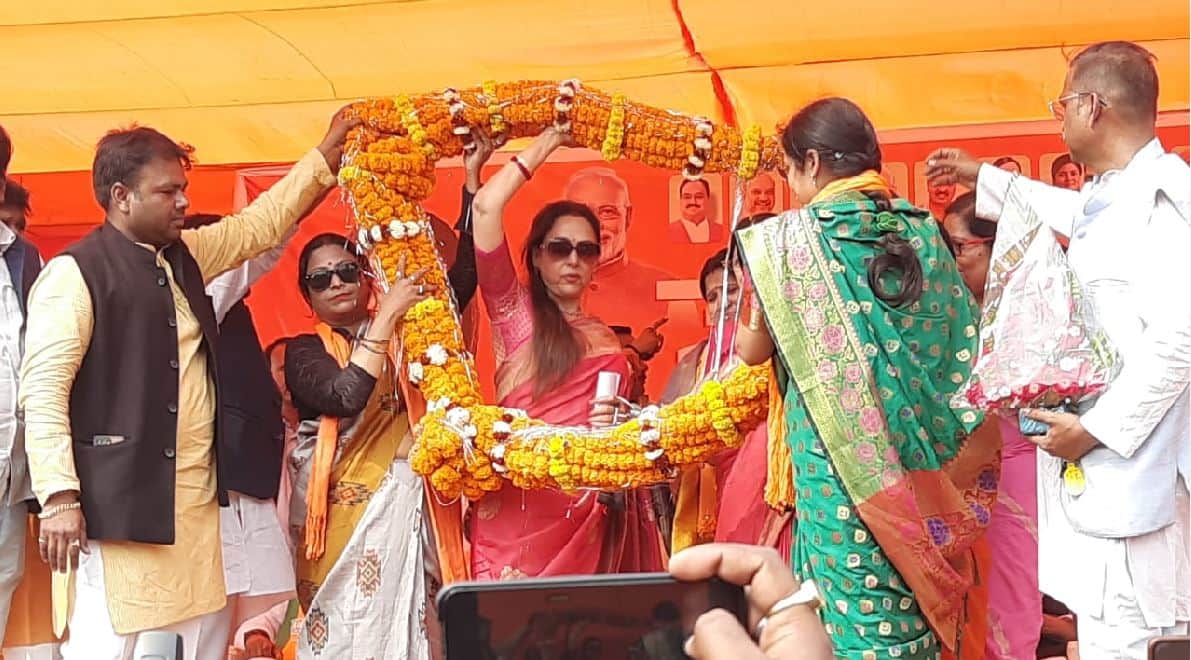 UP Chunav 2022: Hema Malini said- BJP candidate will reach the assembly then Ballia become Mumbai