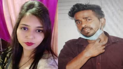 युवती दीपा का फाइल फोटो व आरोपी युवक