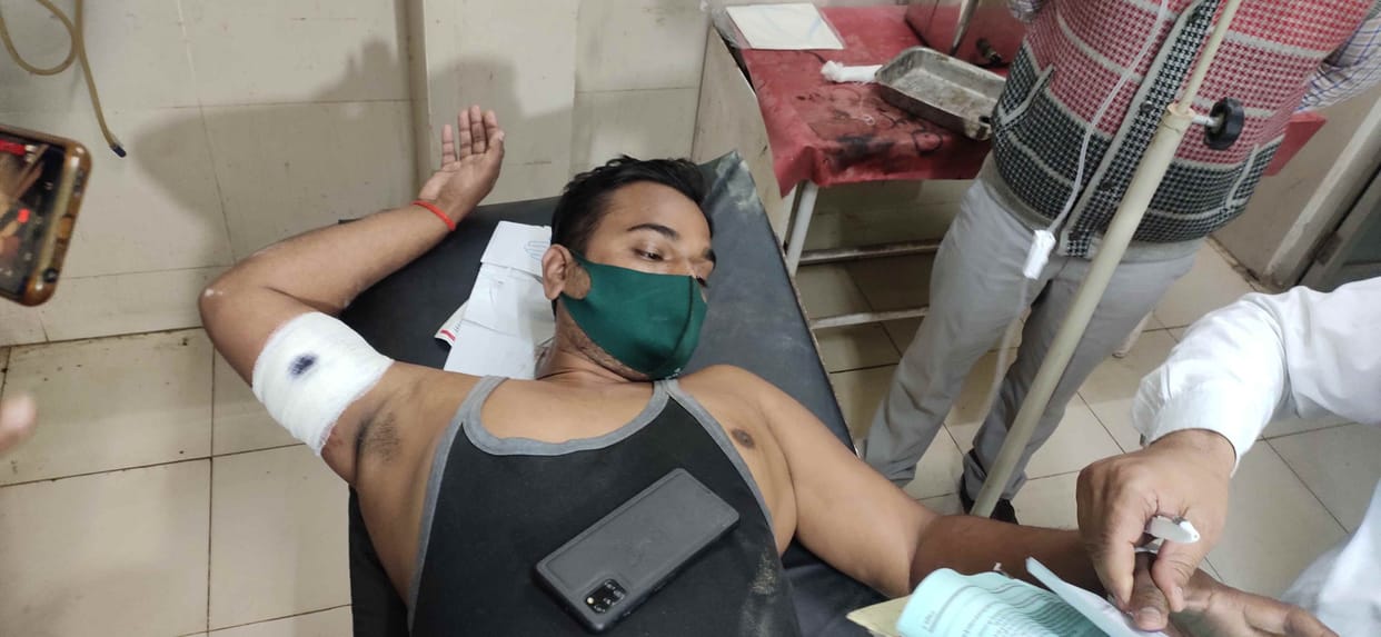 Bike riding attackers shot the young man