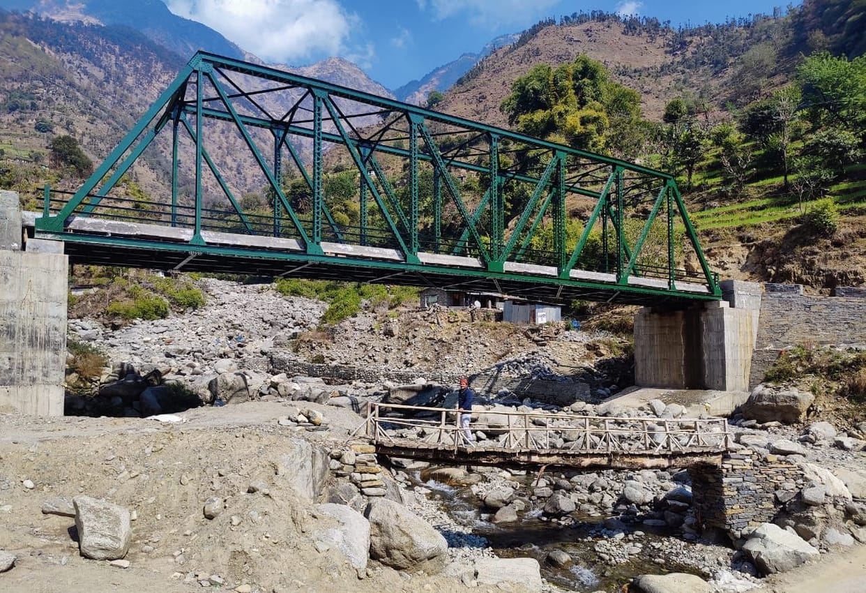New Bridge in Galati-Ramtoli Road
