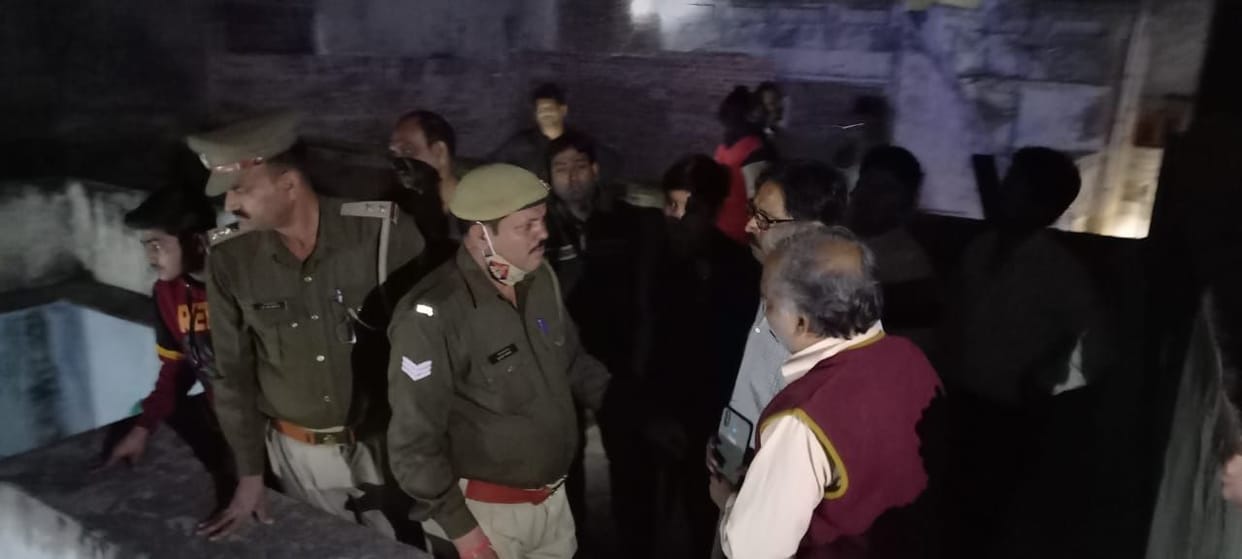 Hathras: Firing in Lehra Gali in the heart of the city