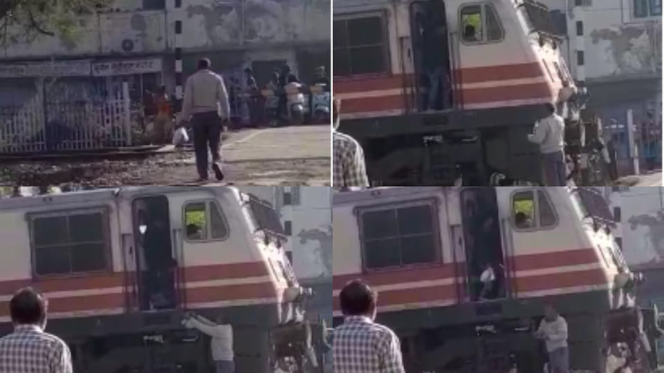 Rajasthan viral video loco pilot stops train to collect Breakfast in alwar indian railways suspend five employee