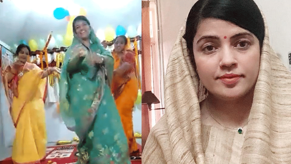 Viral dance of MP: Video of Sidhi MP Riti Pathak goes viral, dances on Haryanvi song 'Ghungroo Tut Jayega'
