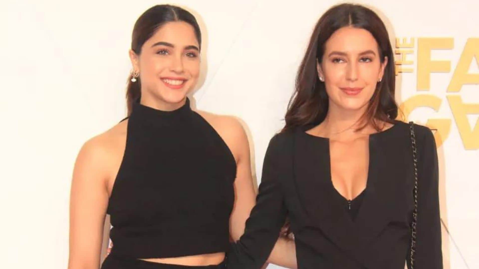 Madhuri Dixit, Sanjay Kapoor, Arjun Kapoor, Sharvari Wagh, Sanjay Kapoor attended Netflix Show The Fame Game screening