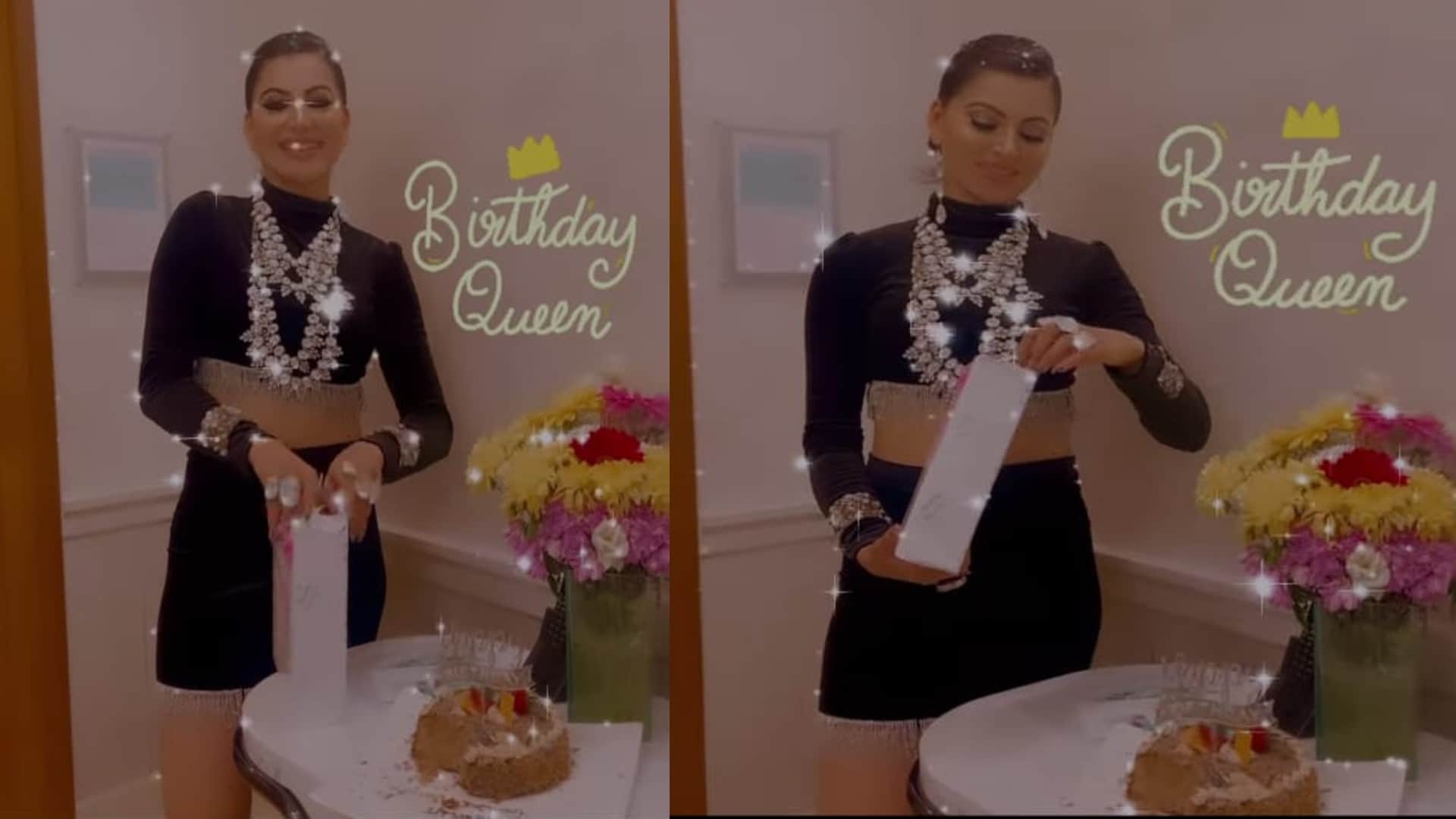 Urvashi Rautela Birthday: Urvashi Rautela looked gleaming thanked the fans for making her birthday special