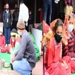 मैच से पहले स्टेडियम में कन्या पूजन और इंद्रुनाग को चढ़ाया भोग।