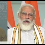 यूक्रेन के राष्ट्रपति वोलोडिमिर जेलेंस्की और प्रधानमंत्री नरेंद्र मोदी।