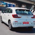 Toyota Glanza Facelift Spied