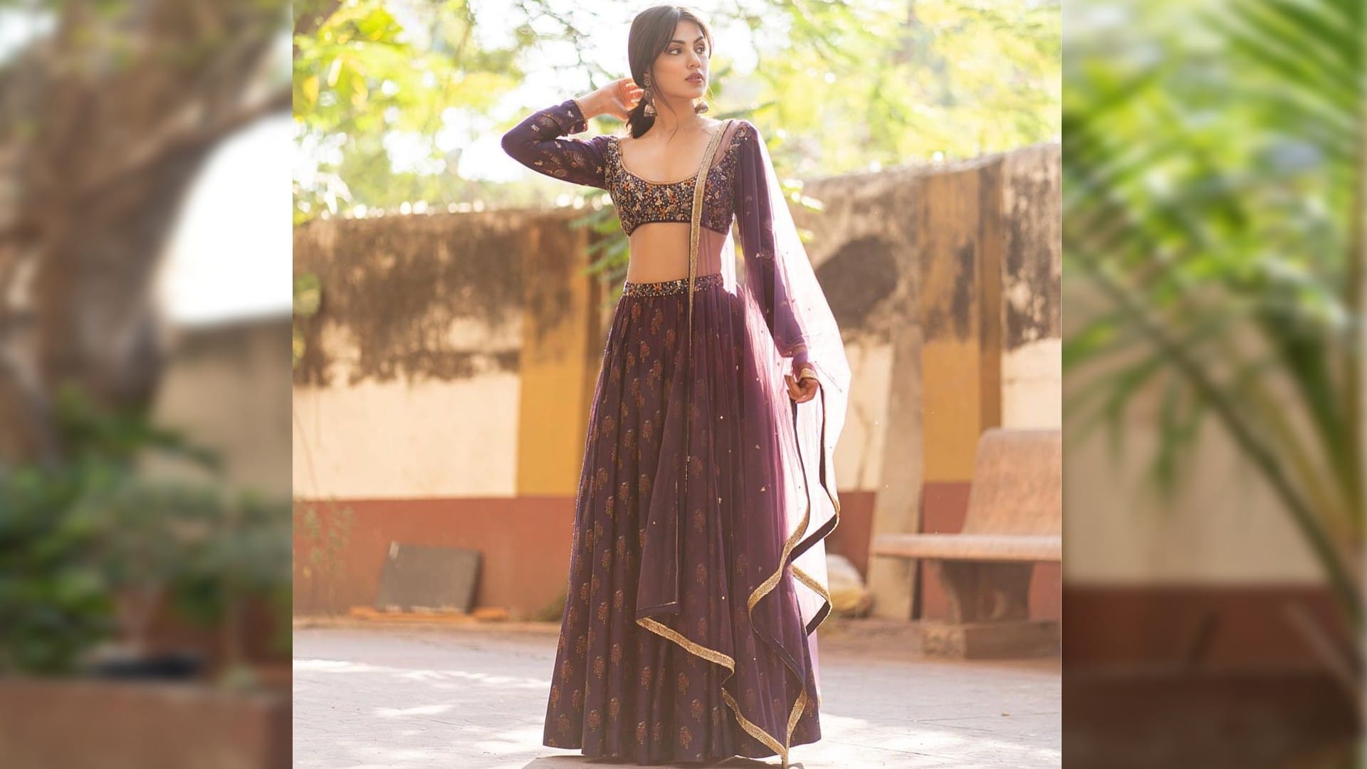 rhea chakraborty shared a photo on social media in silver outfit