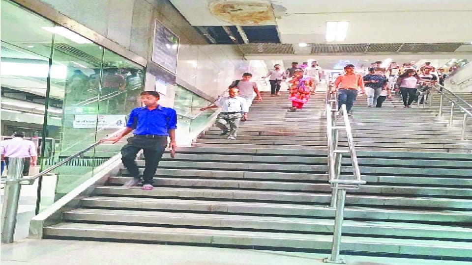 No exit will be allowed from Rajiv Chowk metro station from 9:00 pm on 31 December