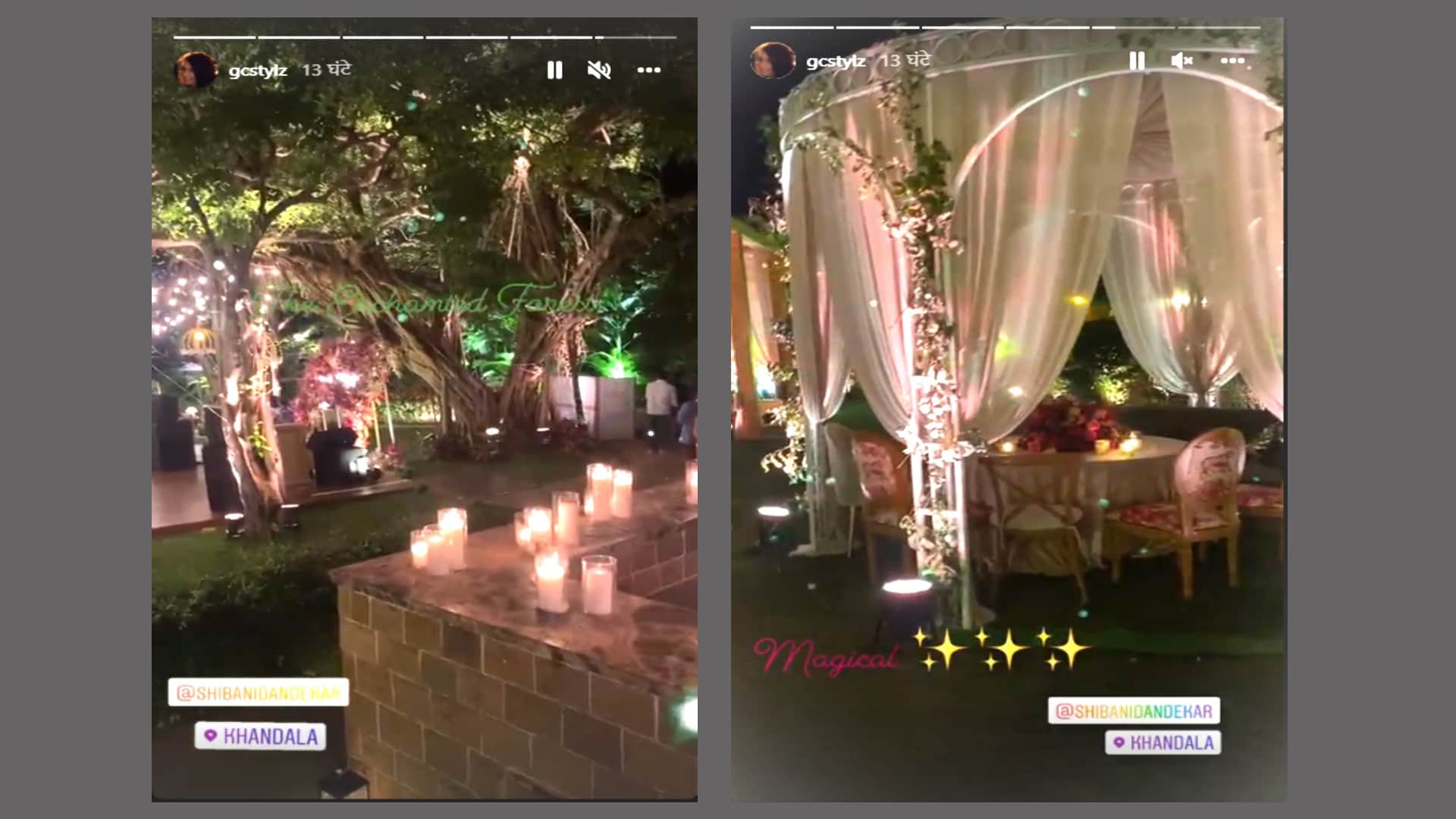 Farhan Akhtar Shibani Dandekar Wedding venue sukoon farm house in khandala see pictures