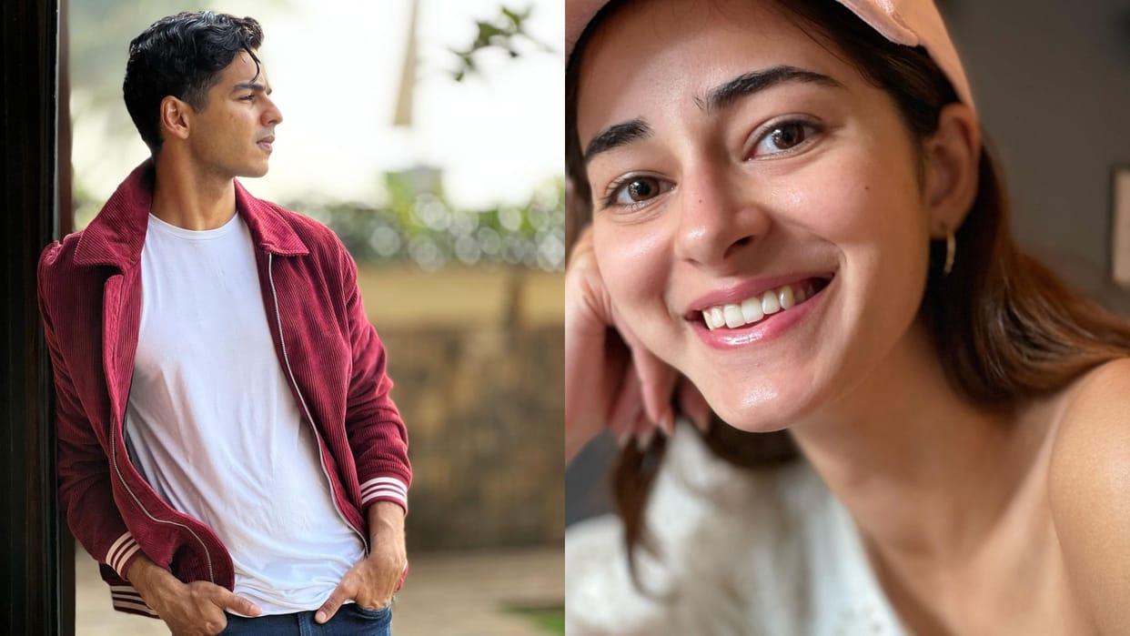 Ananya pandey spotted at rumoured boyfriend Ishaan Khatter's big brother Shahid Kapoor's birthday