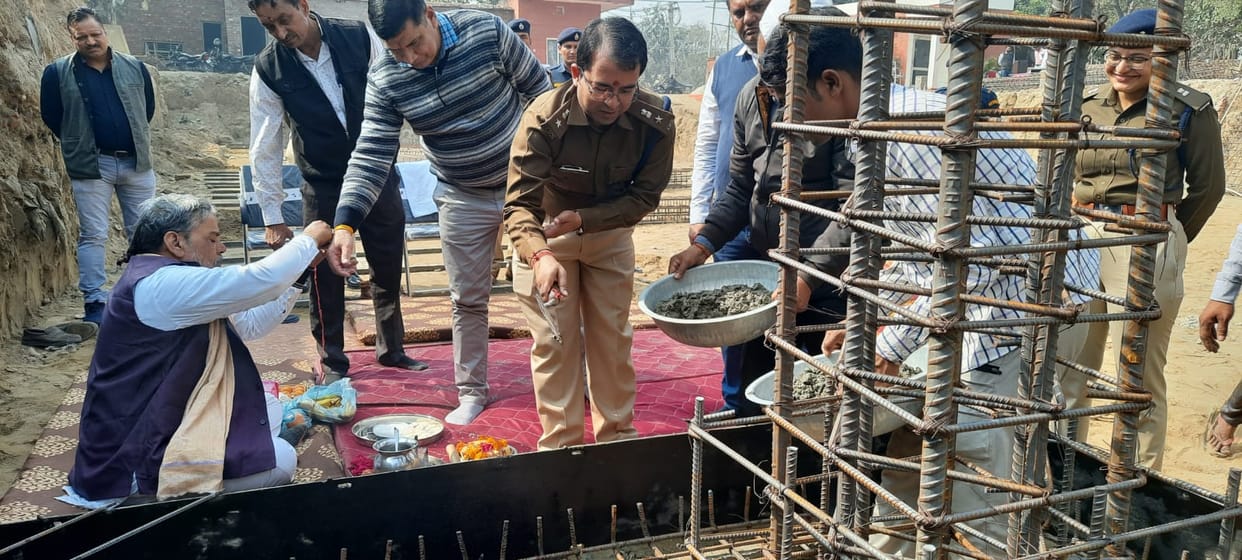 Foundation stone laid for Chandnibagh police station