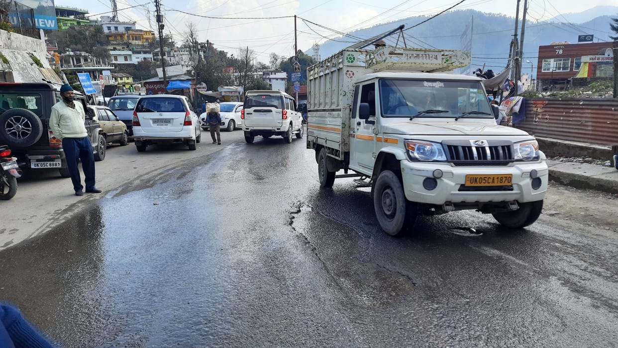 Water in Road or Pipes on Path