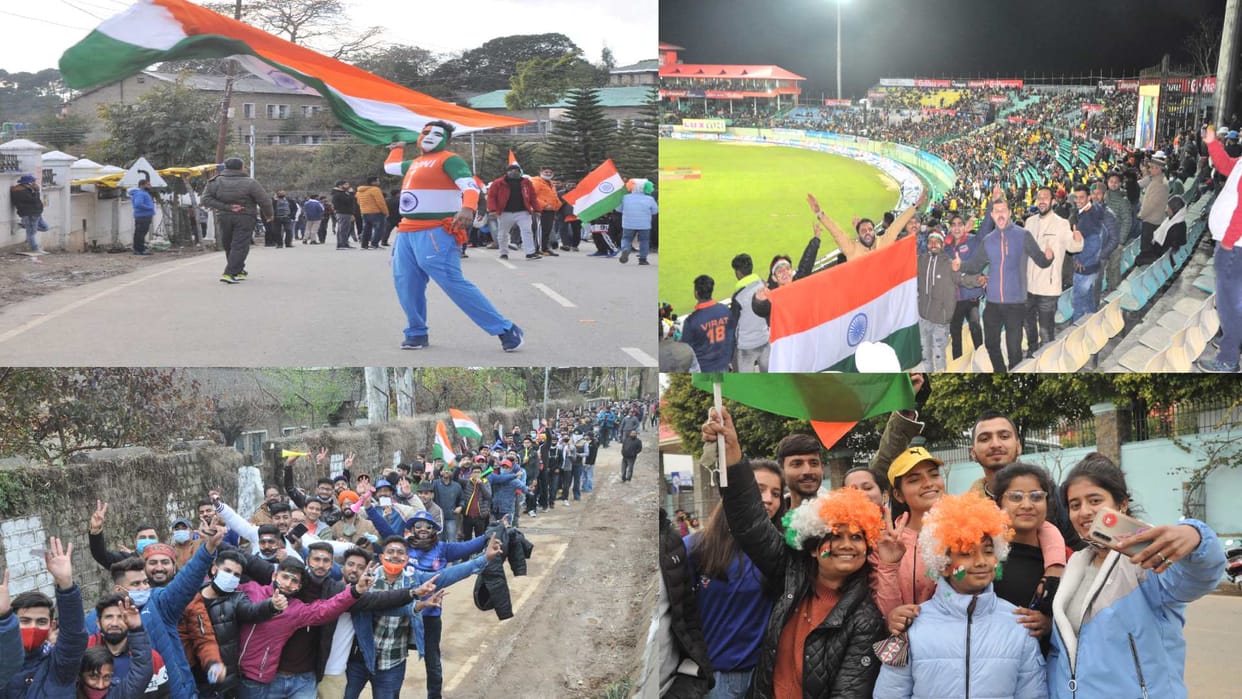 Indrunag Mehrban in cricket match: Rain and snowfall continued throughout the day in Shimla, clear weather after 10 am in Dharamsala