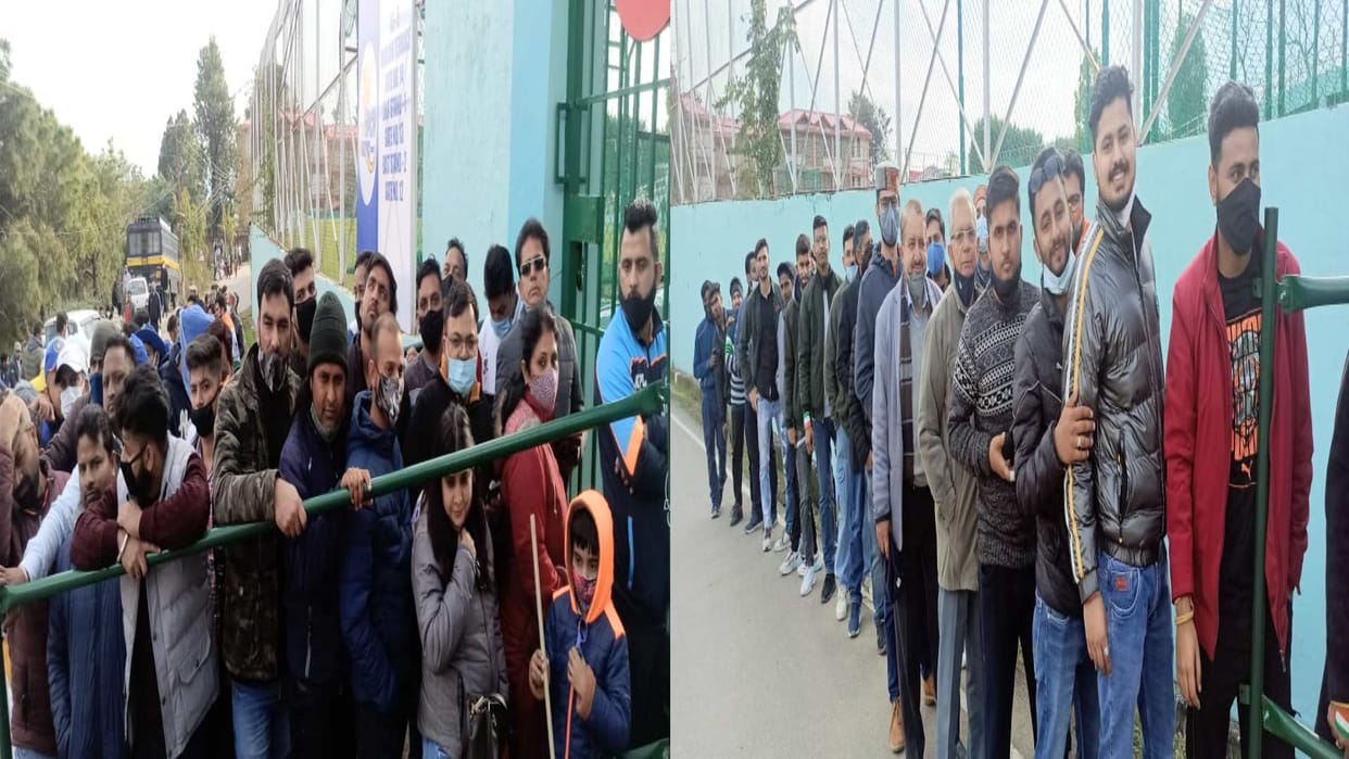 Dharamsala T-20: The spectators had started arriving at two o'clock