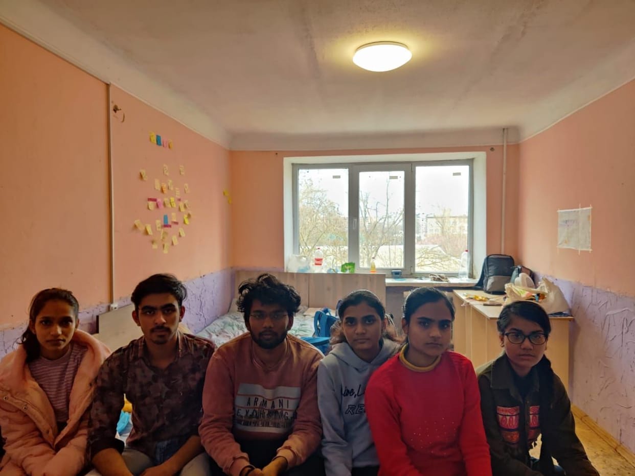 Indian students trapped in Ukraine living by eating potato-bread