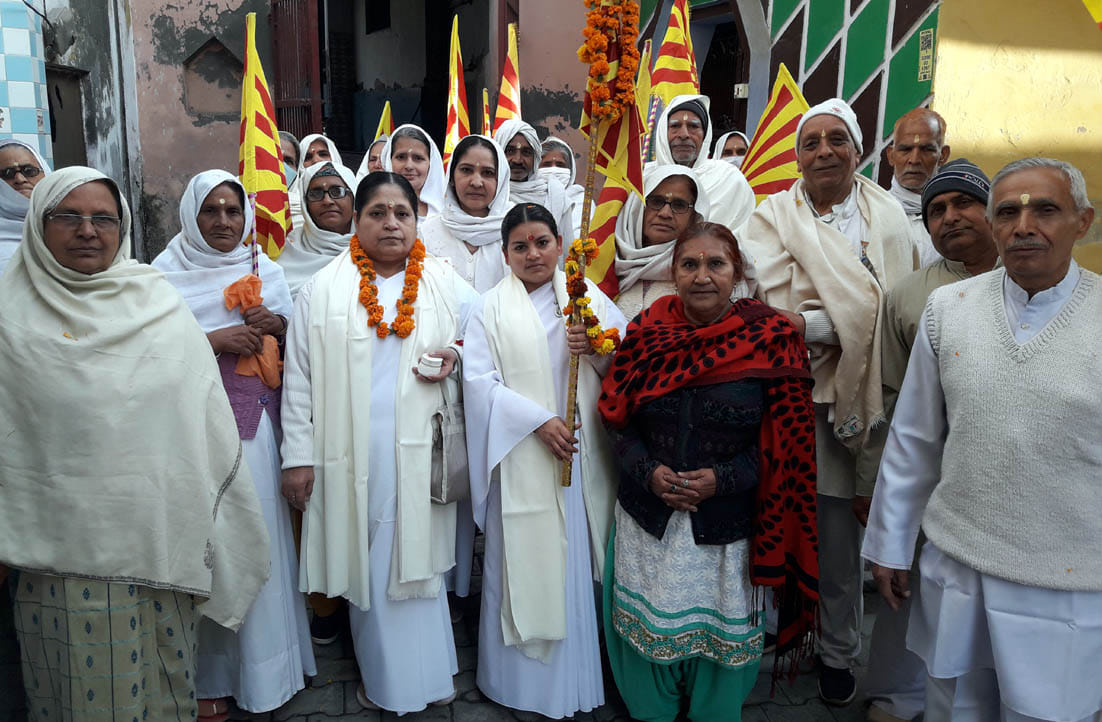 Gave the message of Lord Shiva from Prabhat Pheri
