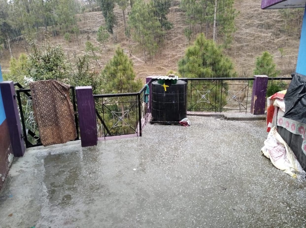 Hailstone In Ranikhet