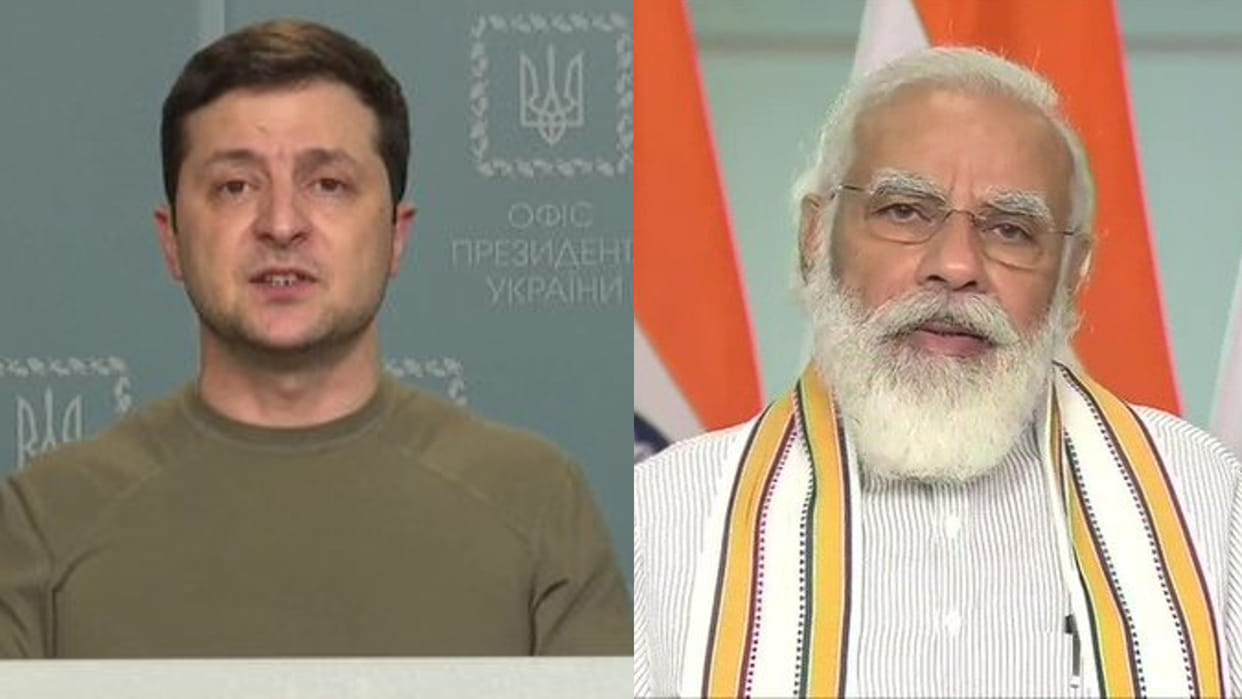 Russia Ukraine War Ukrainian President Volodymyr Zelensky spoke with PM Narendra Modi Latest News Update
