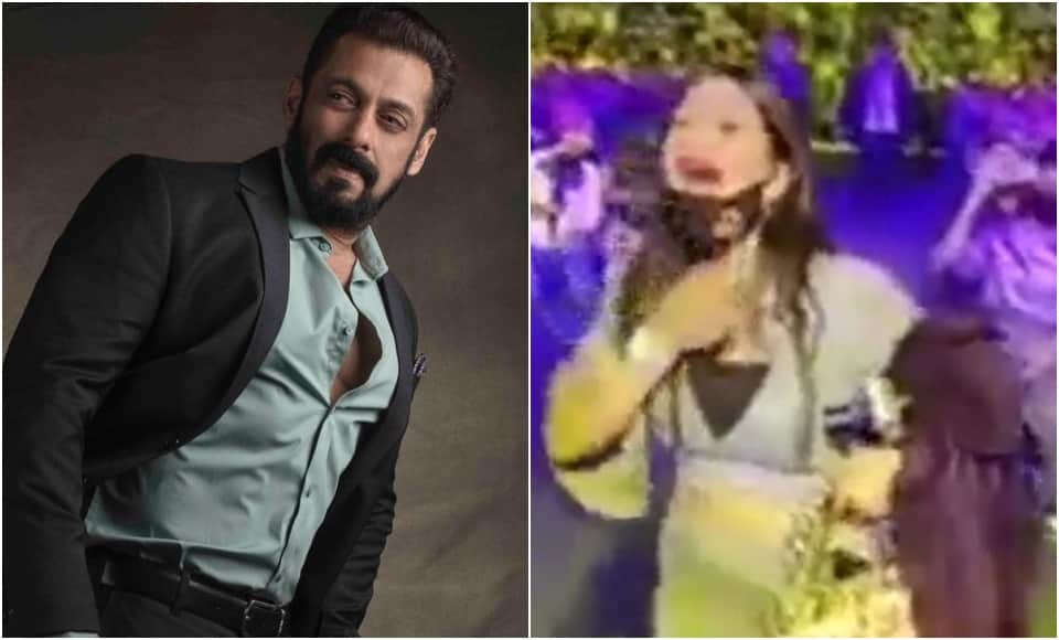 Dabangg Tour Salman Khan dances with niece Ayat and nephew Ahil to the song Allah Duhai this cute video viral