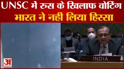 india did not participate voting against russia un security council condemnation motion