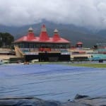 अंतरराष्ट्रीय क्रिकेट स्टेडियम धर्मशाला।