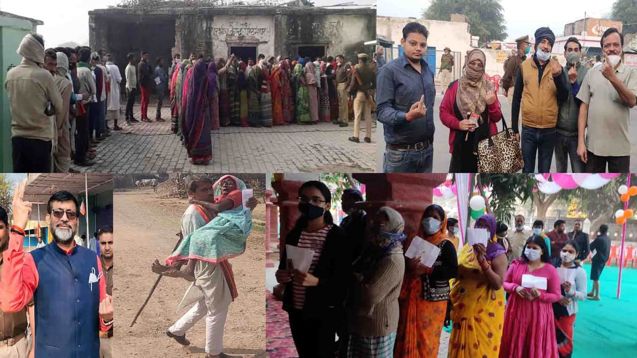 UP Chunav 2022 voting Phase 5, voting in two seats of Chitrakoot up