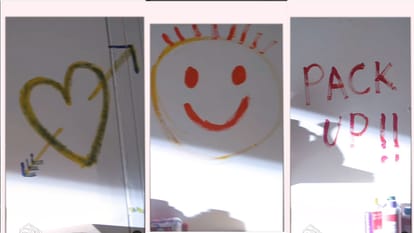 Anushka Sharma unleashes her inner painter on the sets users says Majnu Bhai Got Competition
