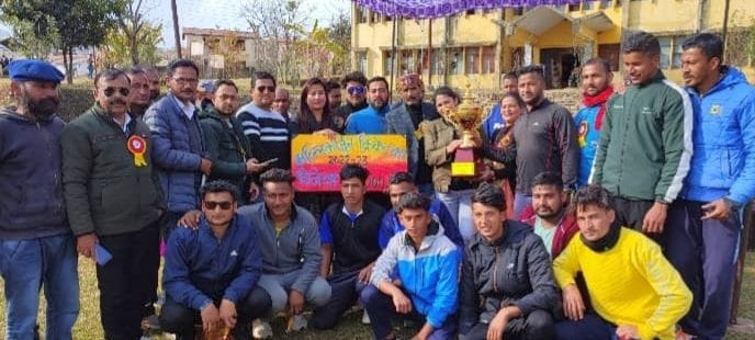 Mallikarjun Club Wins Cricket Trophy
