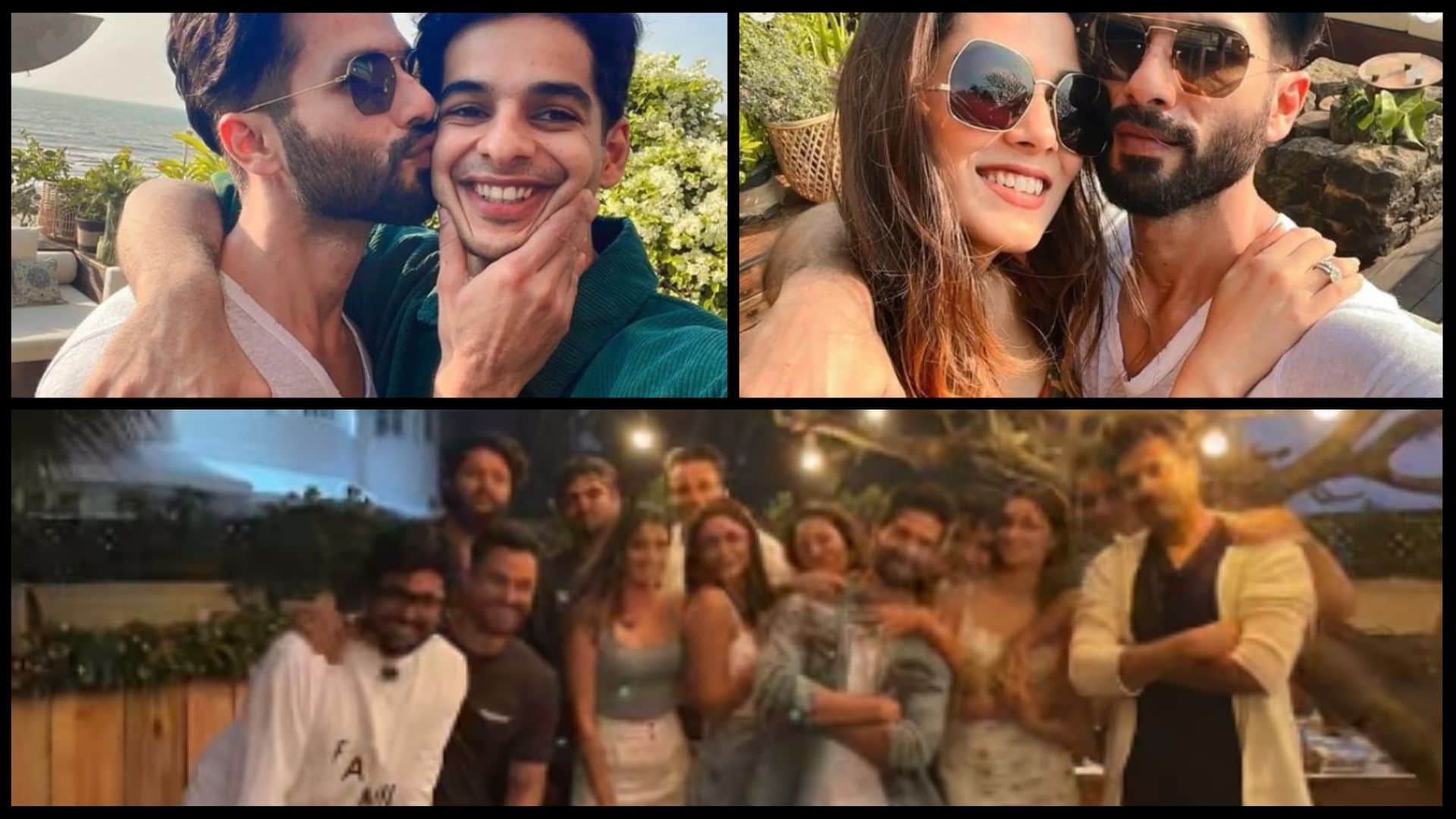 Shahid Kapoor has shared several pictures from his recent birthday bash at his Mumbai home Ishaan Khatter, Ananya Panday attended party