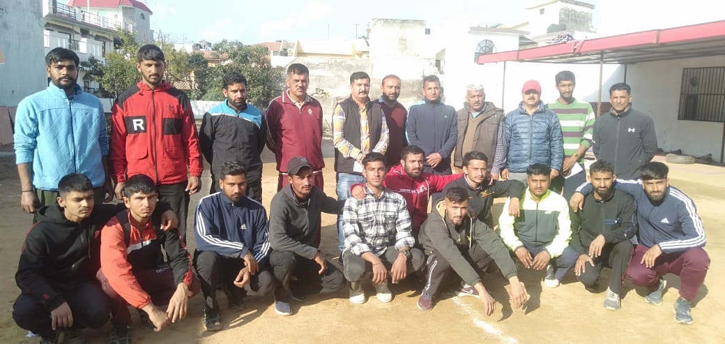man kabbaddhi team selected  in ponta  sahib  for  state level  pratiyogita