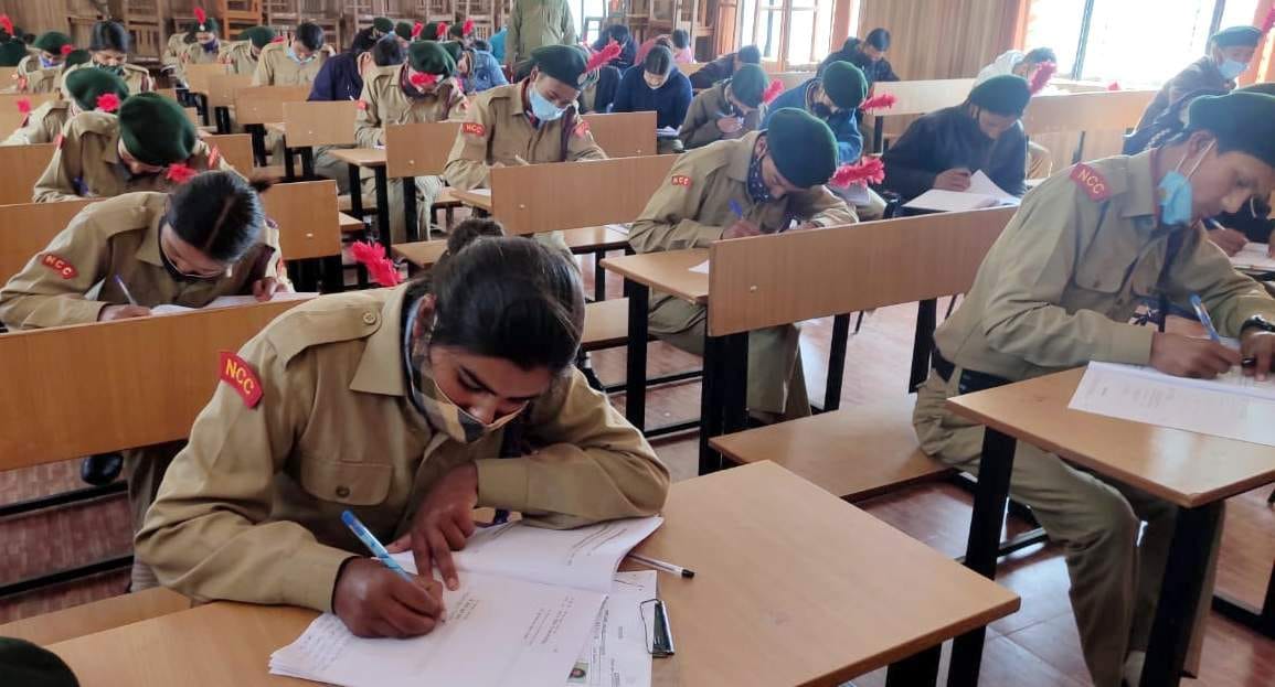 Exam for NCC B Certificate completed