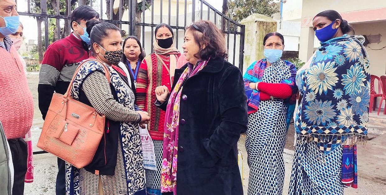 CMO inspected the Gadarpur APHC.
