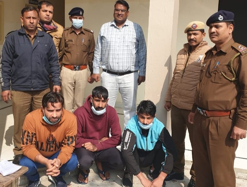 Three accused of firing on Jogendra Numberdar arrested