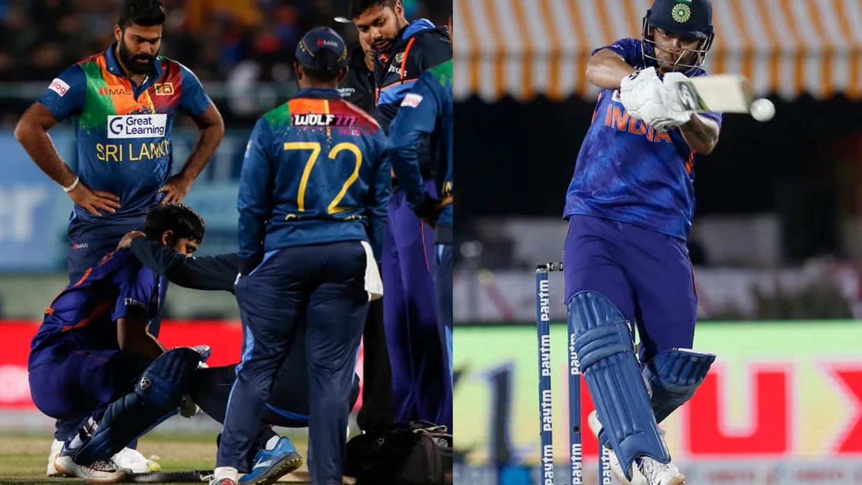 Ishan Kishan hospitalized after being hit in head by Lahiru kumara bouncer chandimal also went for scan