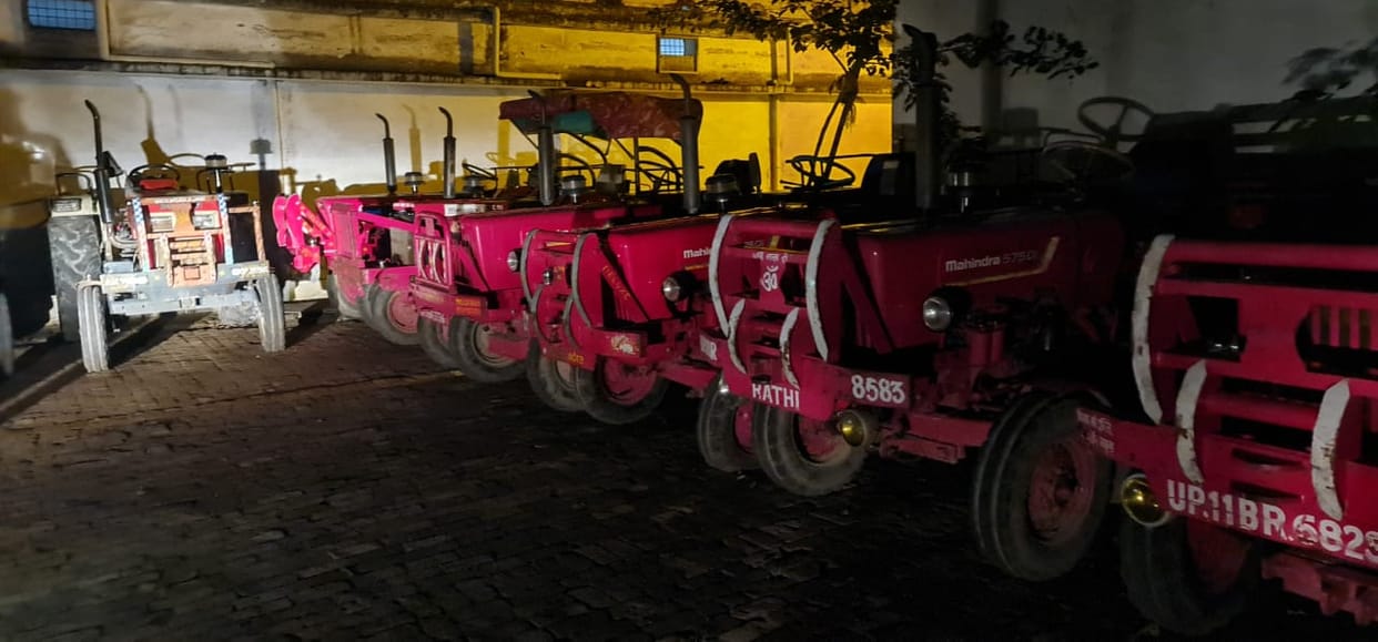 Tractors were purchased from Maharashtra, Haryana, Punjab and Saharanpur