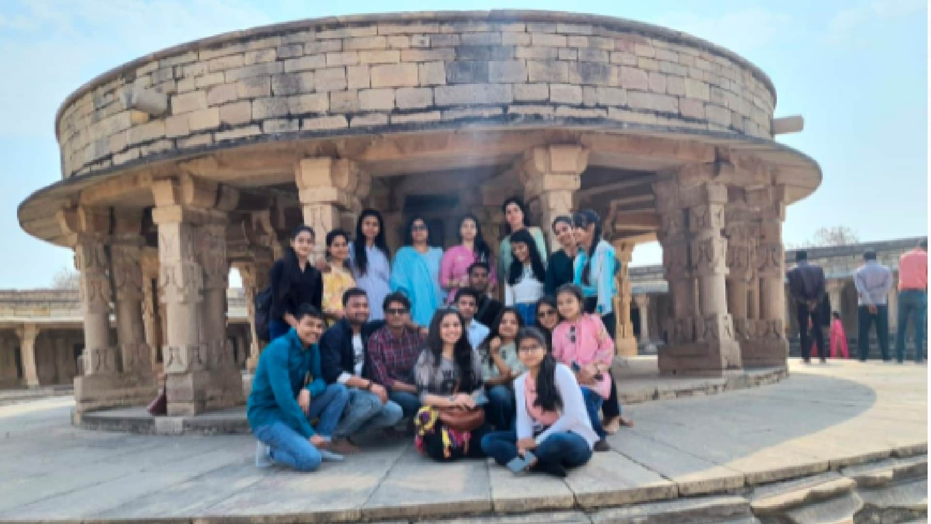 Gwalior: Students of Jiwaji University got to know the splendor and history of the historical places of Morena district