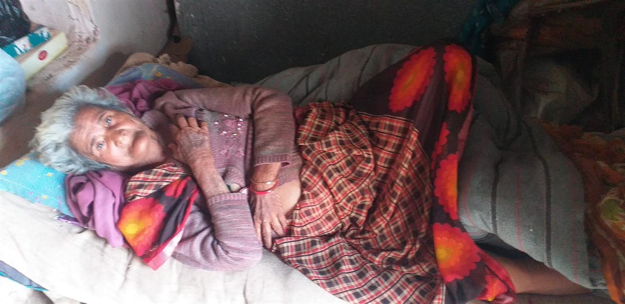 Hathras: Stray bull slammed the old woman dead