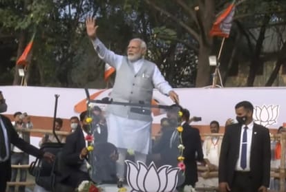 UP Assembly Election  2022  varanasi pm modi road show Treating Sardar Patel as a witness PM Modi will go to Vishwanath's rate