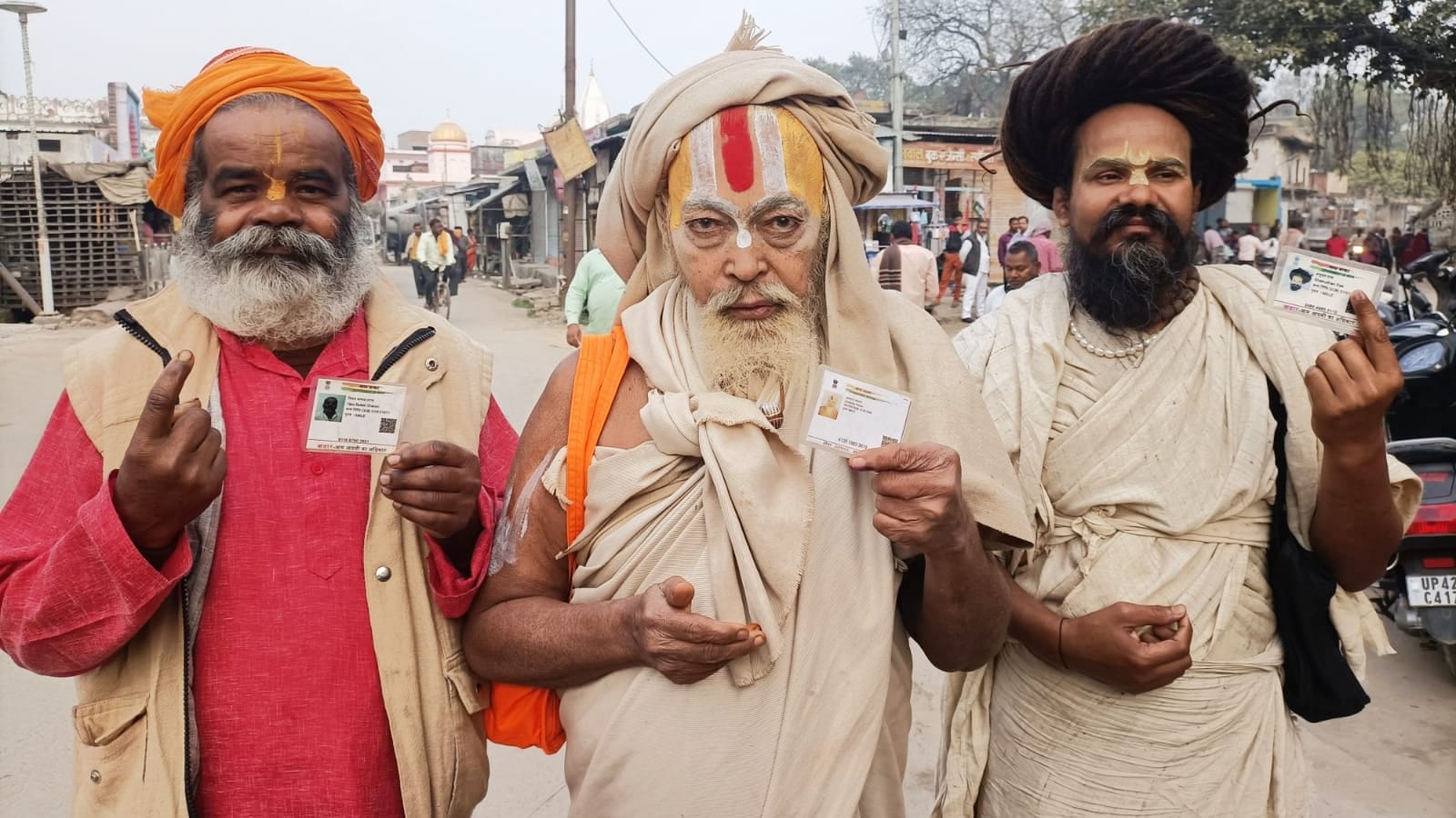 up election phase 5th photos Huge enthusiasm among youth-saints during voting