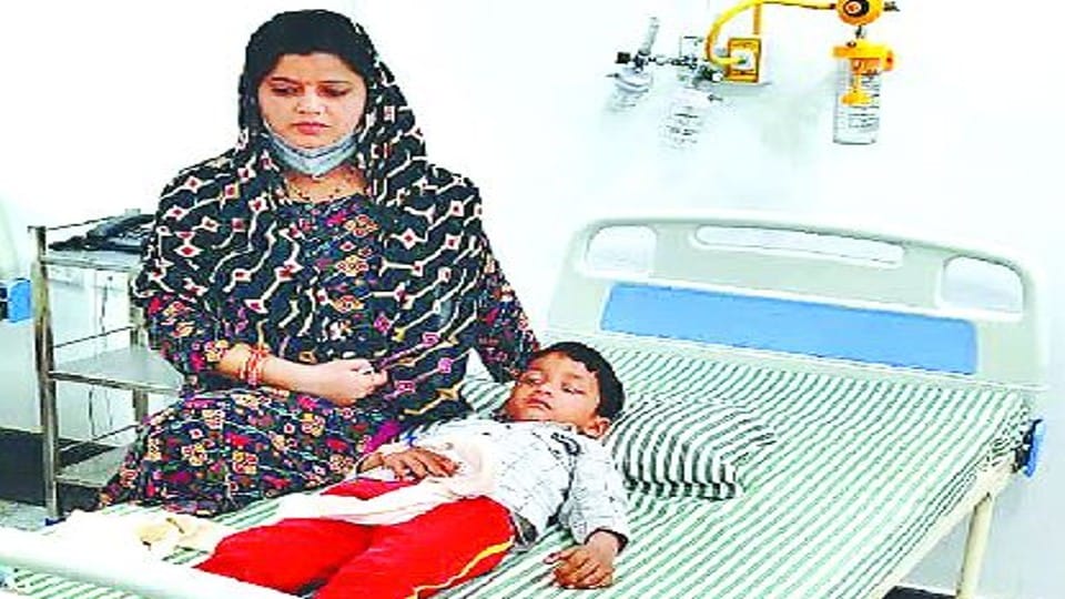 Thalassemia patient veda garg treatment starts in jaipur hospital