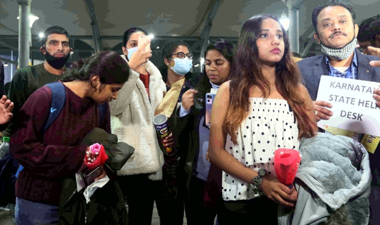 When indian students returned to home land tears broke out