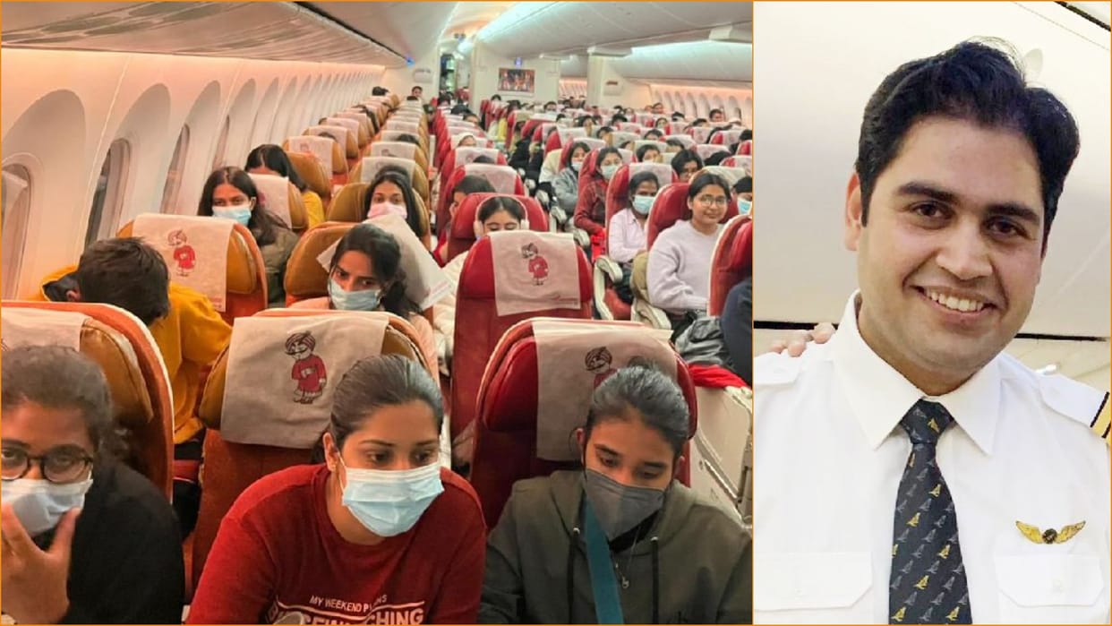 Sanchit Bhardwaj of Kaithal is the pilot of the flight from Ukraine to India under Operation Ganga