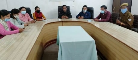 Meeting held regarding TB free India campaign, took oath